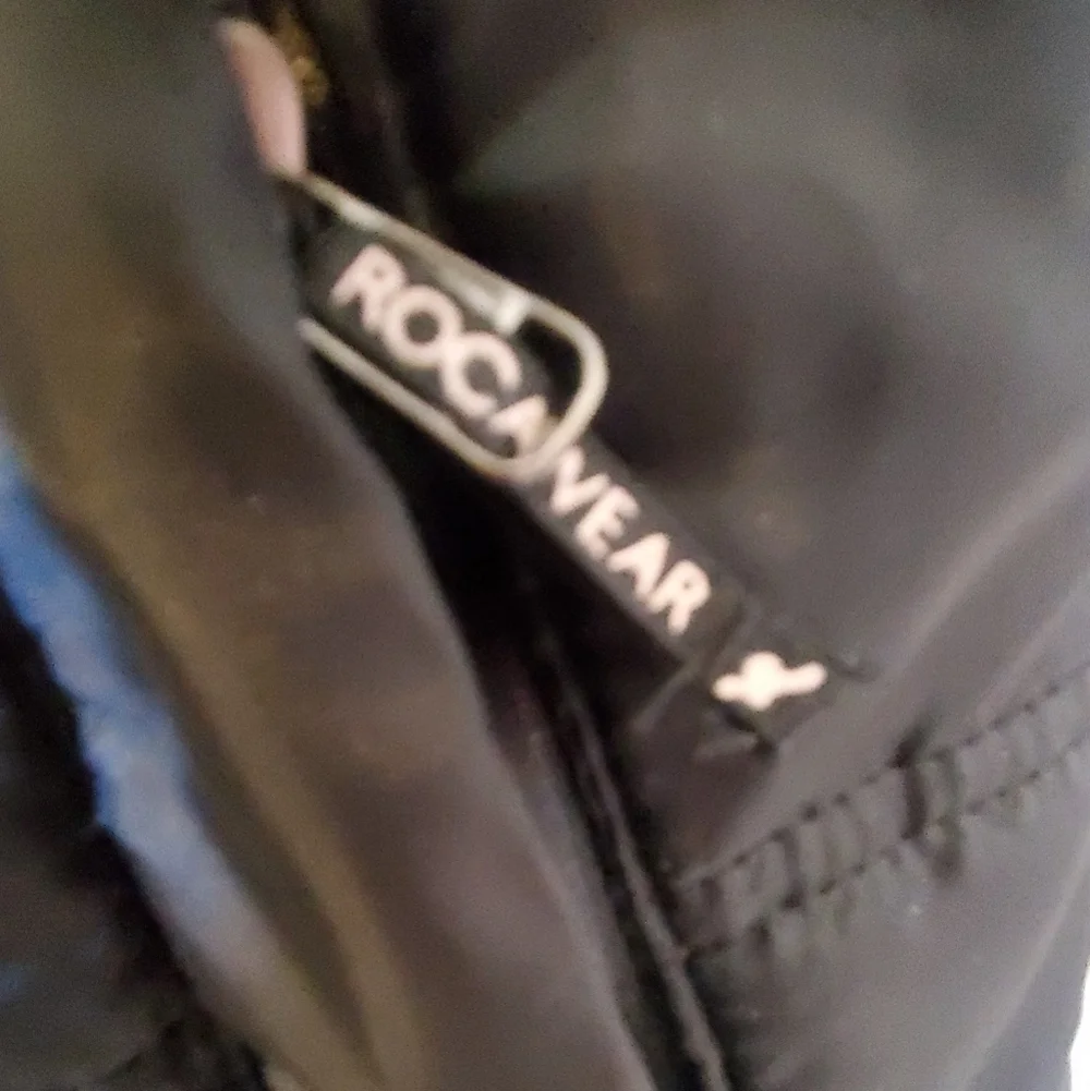 Rocawear Black Puffer Jacket Winter Coat Size 7 Girls Roca Wear Down Filled